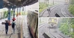 Bergandengan Tangan, Ayah dan Anak Tabrakkan Diri ke Kereta