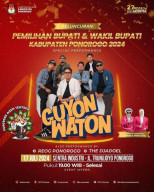 Undang Guyon Waton, KPU Ponorogo Telan Rp 300 Juta untuk Konser Internal