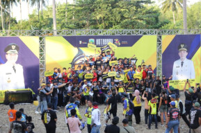 Resmi Ditutup, Beach Enduro Race Hayau Barait 9 Pemkab Kotabaru Sukses 
