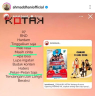 Ahmad Dhani Ingatkan Band Kotak Izin ke Eks Drummer Mereka jika Mainkan Lagu Ciptaanya