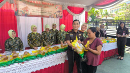 Jaksa di Kota Madiun Gelar Sembako Murah hingga Donor Darah