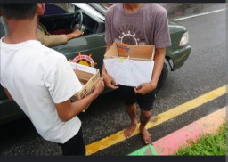 Nyalip dari Kiri,  Karyawati Swasta Dilindas Truk