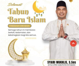 Ketua DPRD Kotabaru Harap Tahun Baru Hijriyah Jadi Momentum Pemersatu Bagi Warga Kotabaru