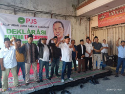 Jukir Surabaya Deklarasi Dukung Eri Cahyadi di Pilwali 2024
