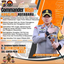 Ini Lima Langkah Strategis Kapolres Kotabaru Sebagai Pedoman Kerja