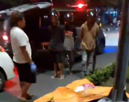 Diduga Kecelakaan Tunggal, Seorang Anggota Polisi Tewas Tergeletak di Jalan