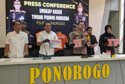 Jaringan Narkoba Ponorogo Diringkus, 55 Gram Sabu Diamankan, Dikendalikan dari Lapas