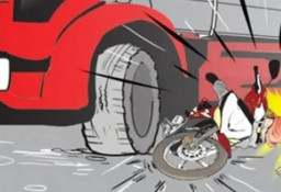 Gagal Nyalip,  Bu Guru Meninggal Terlindas Truk