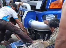 Masuk Kolong Mobil, Pengendara Roda Dua Diduga Tewas