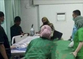 Perbaiki Lampu Flyover, Dua Pekerja Dinas PU Terjatuh dari Ketinggian 20 Meter