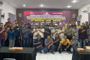 KPU Lamongan Sosialisasi Tatap Muka Bareng Puluhan Awak Media Jelang Pilkada 2024