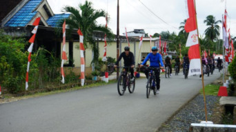 Wakil Bupati Kotabaru, Andi Rudi Latif Gelar Gowes dan Bakti Sosial
