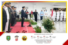 Kukuhkan Paskibraka, Pj Wali Kota Madiun Jamin Tidak Ada Larangan Berjilbab