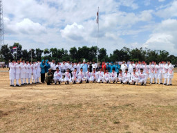 Peringatan HUT RI ke-79 Kecamatan Kelumpang Selatan Terpusat di Desa Pantai Baru Sukses 