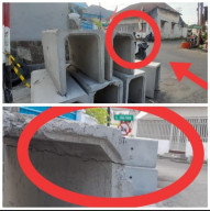 Pengerjaan Saluran, Warga Temukan Beberapa U Getter Retak dan Pecah