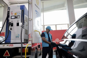 Selama Gelaran HUT RI di IKN, 18 SPKLU PLN Layani 340 Transaksi Pengisian Mobil Listrik