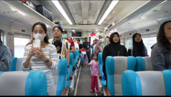 Proklamasi Kemerdekaan RI Diperingati di Kereta Api