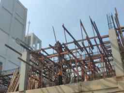 Pembangunan Gedung IGD RSUD Ploso Jombang Abai K3, A2K3 Jatim: Keselamatan Pekerja Prioritas Utama