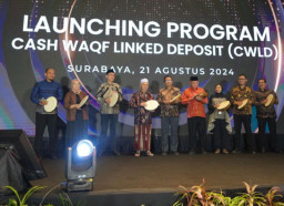UUS Bank Jatim Launching Cash Waqf Linked Deposit
