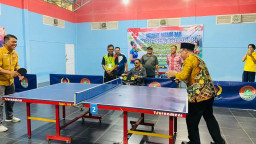 Bupati Kotabaru Buka Turnamen Tenis Meja se Kabupaten Kotabatu dan Kabupaten Tanah Bumbu