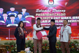 Daftar KPU, Pasangan Dedy-Agi Sampaikan Program Unggulan Kampung Juara