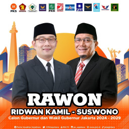 Total, 12 Partai Politik Kompak Usung Ridwan Kamil-Suswono
