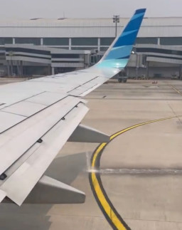 Bahan Bakar Tumpah, Pesawat Garuda Gagal Terbang, Kunto Aji Bersyukur Nyawanya Terselamatkan