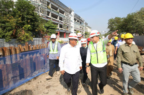 Sidak Tunnel TIJ - KBS, Wali Kota Eri Sebut Pengerjaan Struktural Sudah 70 Persen