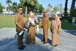 Tingkatkan Layanan Kesehatan, Bupati Fauzi Serahkan Motor Pusling ke Puskesmas