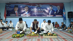 Tasyakuran 23 Tahun Demokrat, Meseri: Satu Komando Hadapi Pilkada Ponorogo