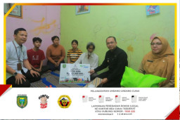 Lagi, Pj Wali Kota Madiun Salurkan Pro JKK-JKM