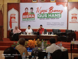 Ngopi Bareng di Lamongan, Gus Hans Sampaikan Penguatan UMKM Hingga Pendidikan