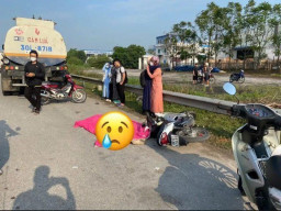 Melawan Arah, Pengendara Motor Listrik Terlindas Truk