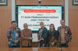 Bank Jatim Kucurkan Kredit BLUD Rp 75 Miliar ke RSUD Kabupaten Kediri