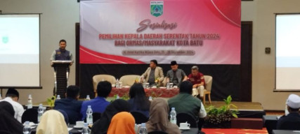 Kesbangpol Kota Batu dan KPU Gencarkan Sosialisasi Pilkada Kepada Ormas dan Pesantren