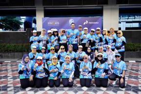 Selenggarakan HANTARU 2024 Run & Fun 5k, Menteri AHY Harapkan Pegawai Semakin Solid dan Kompak