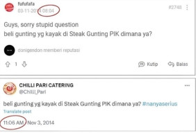 Email Chili Pari Pas dengan Akun Fufufafa