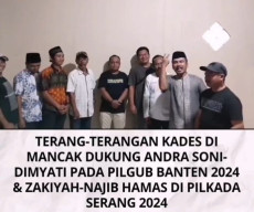 Video Kepala Desa se-kecamatan Mancak Mendukung Andra Soni di Pilgub Banten, Viral