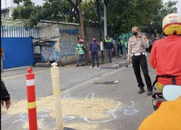 Pengendara Motor Tewas Terlindas Busway di Danau Sunter, Jakarta Utara