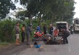 Dibonceng Ibu, Seorang Anak Tewas Terlindas Truk di Jalan A Yani 