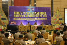 Korlantas Polri dan Satlantas Polres Batu Gelar Monev Sosialisasi Modul Blackspot & Trouble Spot 