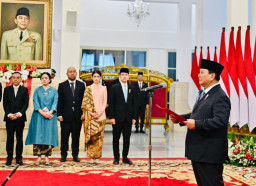 Presiden Prabowo Subianto Lantik Nusron Wahid sebagai Menteri ATR/Kepala BPN