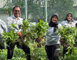 Lapas Cipinang Dukung Ketahanan Pangan Melalui Urban Farming dan Bakti Sosial