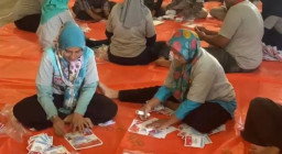 Surat Suara Pilkada Ponorogo Mulai Dilipat, KPU Libatkan 170 Tenaga Borongan