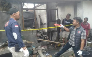 Gara-Gara Masak Air Ditinggal Mandi, Dapur Warga Desa Susut Terbakar