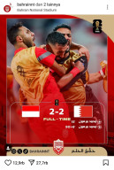 Digeruduk Netizen Militan Indonesia, Akun Instagram Timnas Bahrain Tutup Kolom Komentar