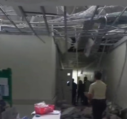 Hujan dan Angin Kencang, Atap RSUD AM Parikesit Kukar Ambruk