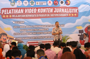 Remaja Pengguna Aktif Medsos, Pemkot bersama BK3S dan YKAI Jatim Gelar Pelatihan Konten Jurnalistik
