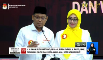 Debat Perdana, Imam-Ririn Paparkan Program Solutif dan Berkelanjutan untuk Kota Depok