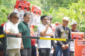 Masyarakat Antusias Mancing Bersama Paslon Bonus